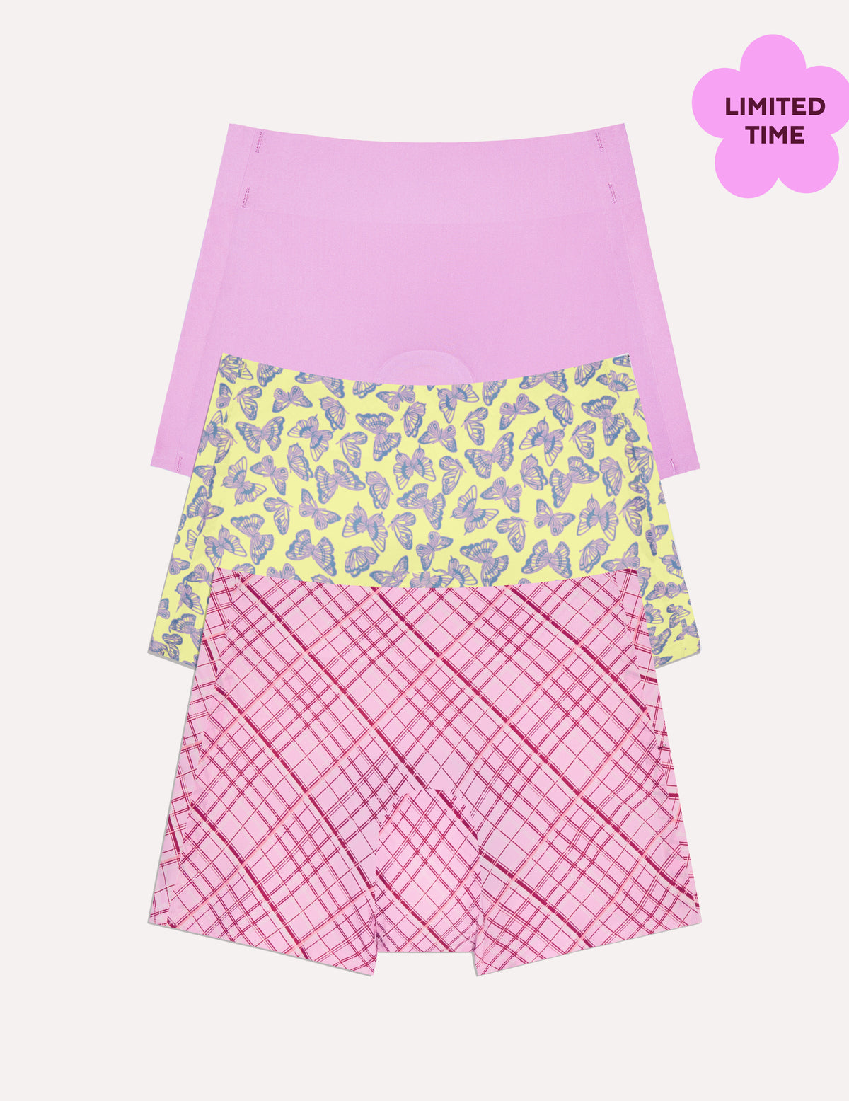 Super Leakproof® Sleepover Short 3-Pack