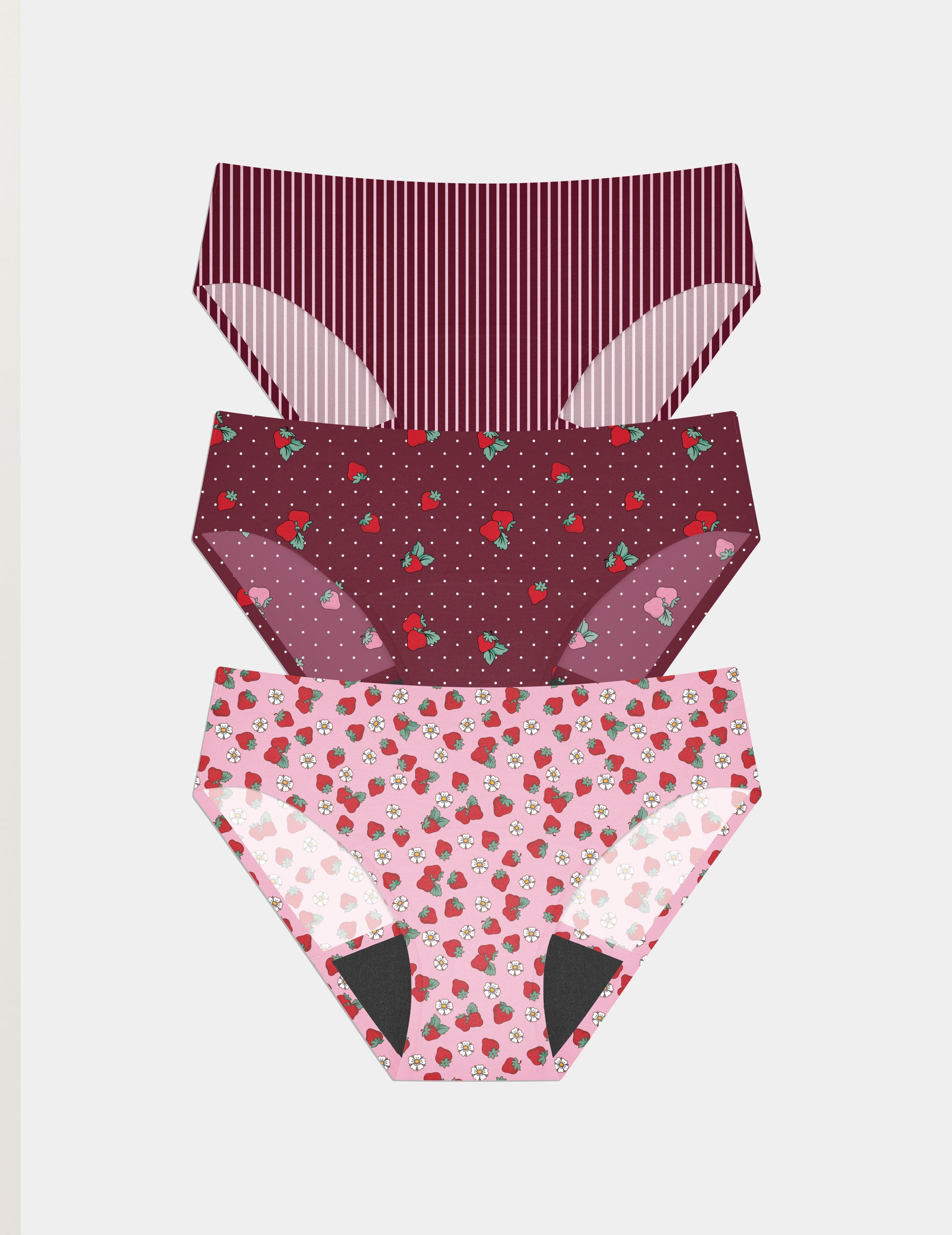 | Berry Blossom/Polka Dot Patch/Strawberry Petal