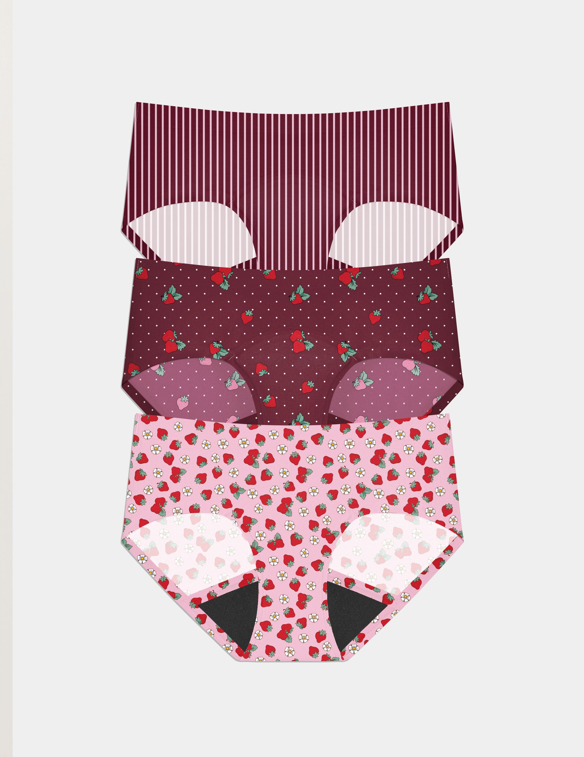 | Berry Blossom/Polka Dot Patch/Strawberry Petal